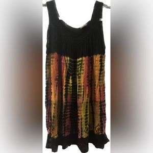 Tie Dye Sundress/Beach Coverup
